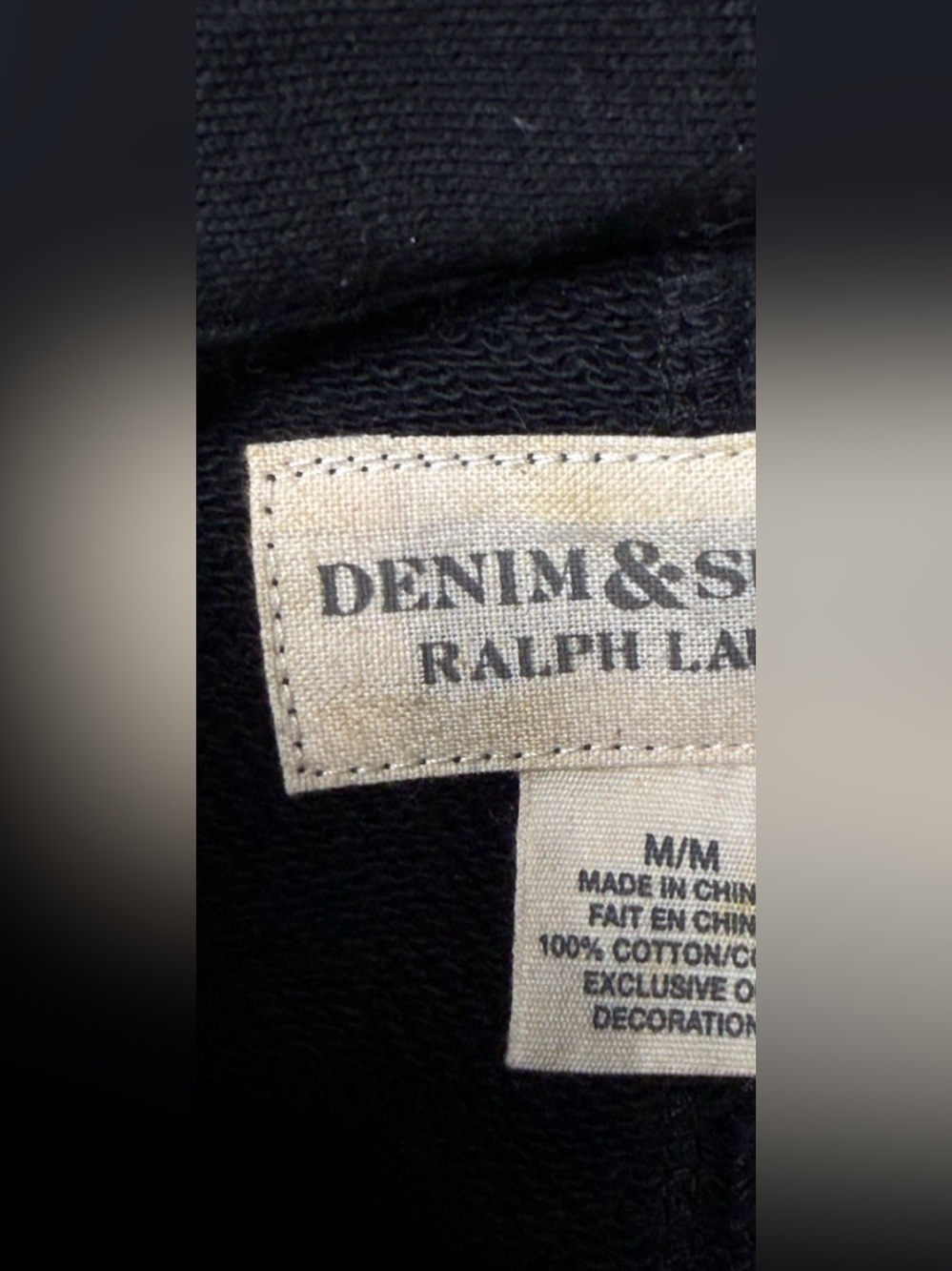 Ralph Lauren Military Duster Denim & Supply Cardigan Jacket Sweater Maxi Long M - Picture 12 of 14